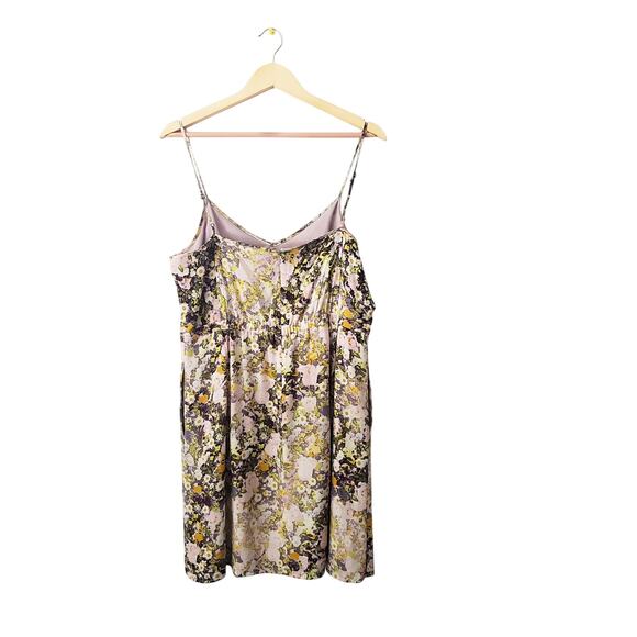 Madewell Sungarden Floral Silk Sleeveless Mini Dress Size 12 - Picture 4 of 9